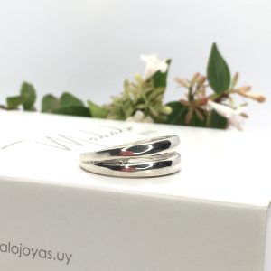 Anillo doble Plata