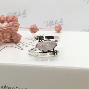 Anillo Cuarzo Rosa